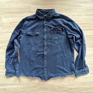 Goodfellow & Co Blue Striped Conductor Shirt